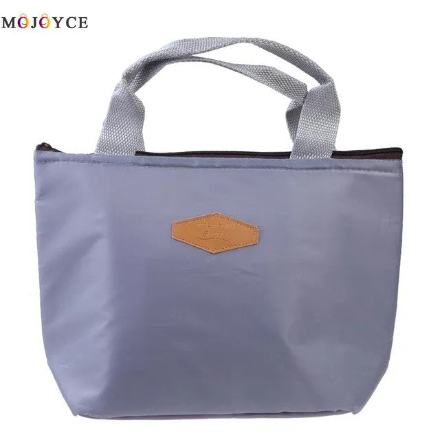 2017 New Fashion Portable Canvas Lunch Bag Thermal Food Picnic Lunch Bags for Women kids Cooler Lunch Box Bag Tote