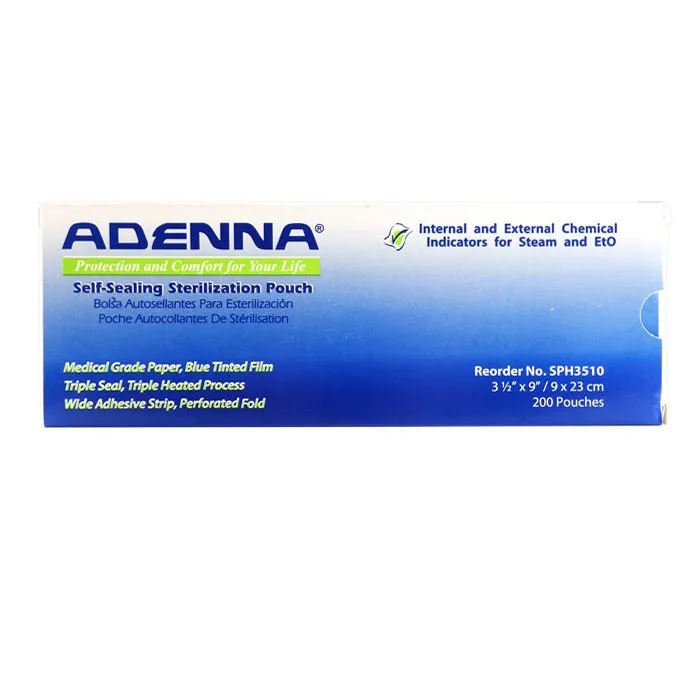 Adenna Self-Sealing Sterilization Pouch 3.5x4.25''