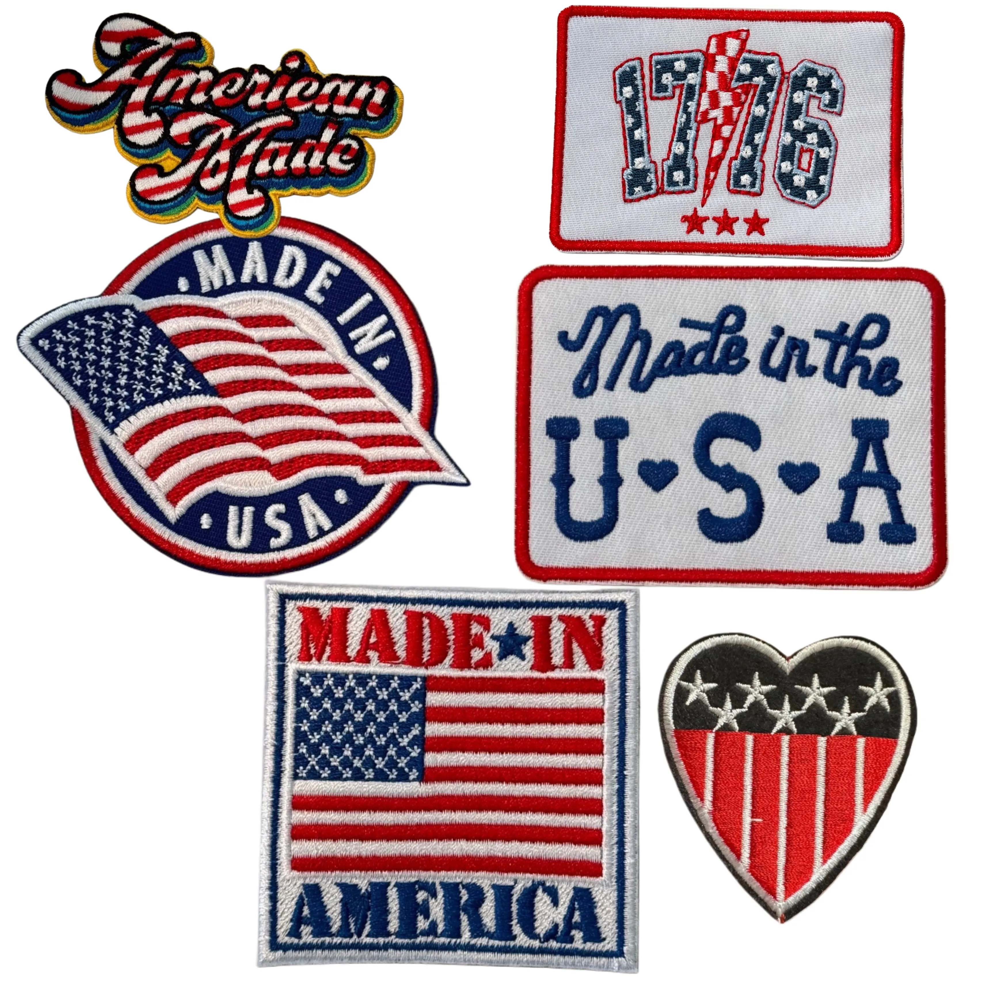 American Iron On Patches