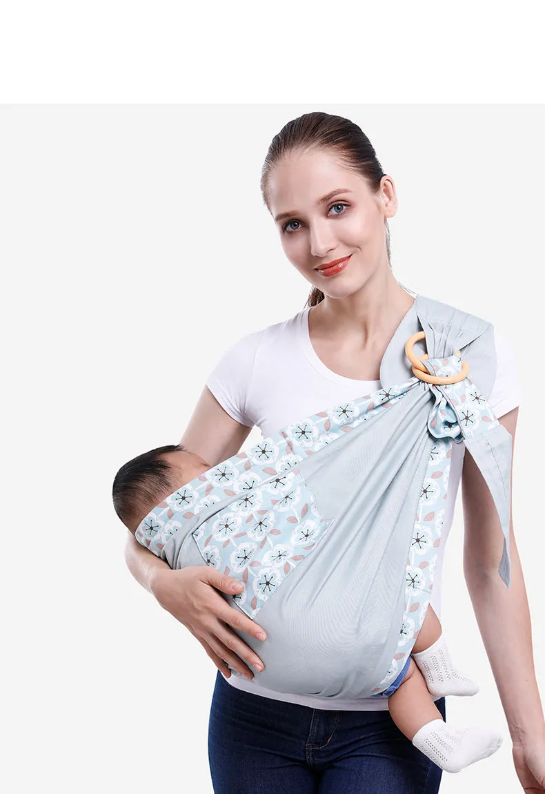 Baby Wrap Carrier Sling Adjustable Infant Comfortable Nursing Cover Soft Breathable Breastfeeding Carrier