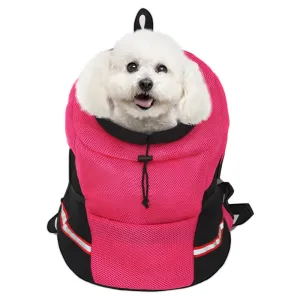 Backpack Dog Breathable Chest Bag Pet Supplies / Mochila para perros, bolsa de pecho transpirable, suministros para mascotas