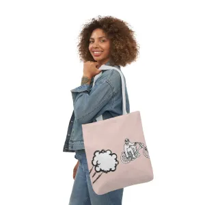 Bag Tote Bag, Ghost Ryder Canvas  5-Color Straps (Complementary Pink)