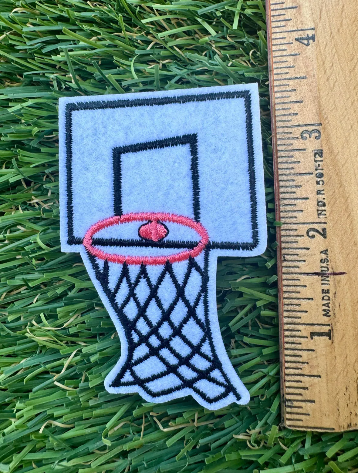 Basketball Iron On Patches