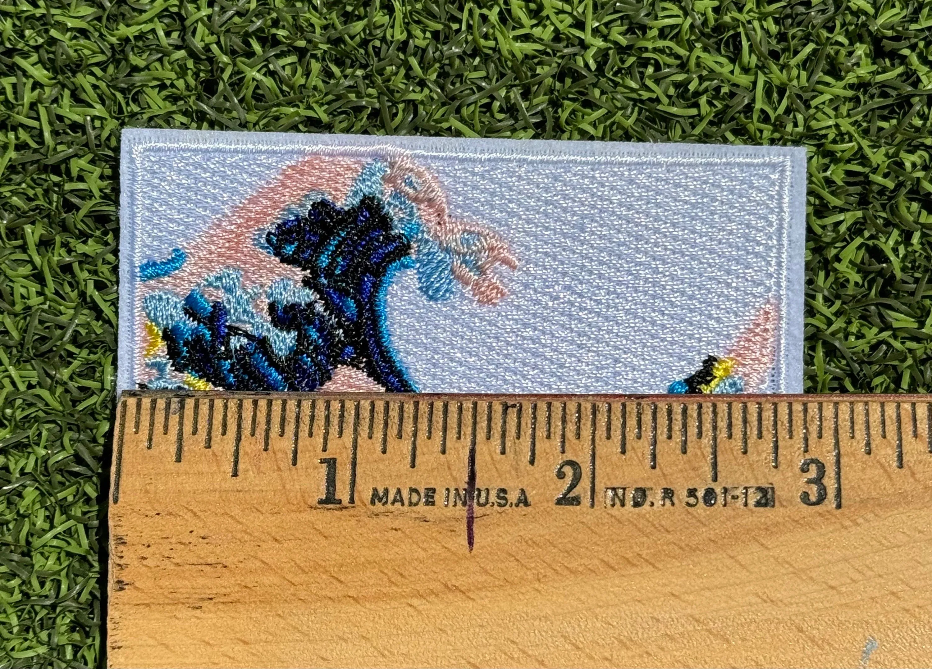 Beach Waves Iron On Patch