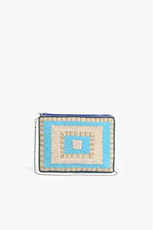 Blue Angel Embellished Clutch