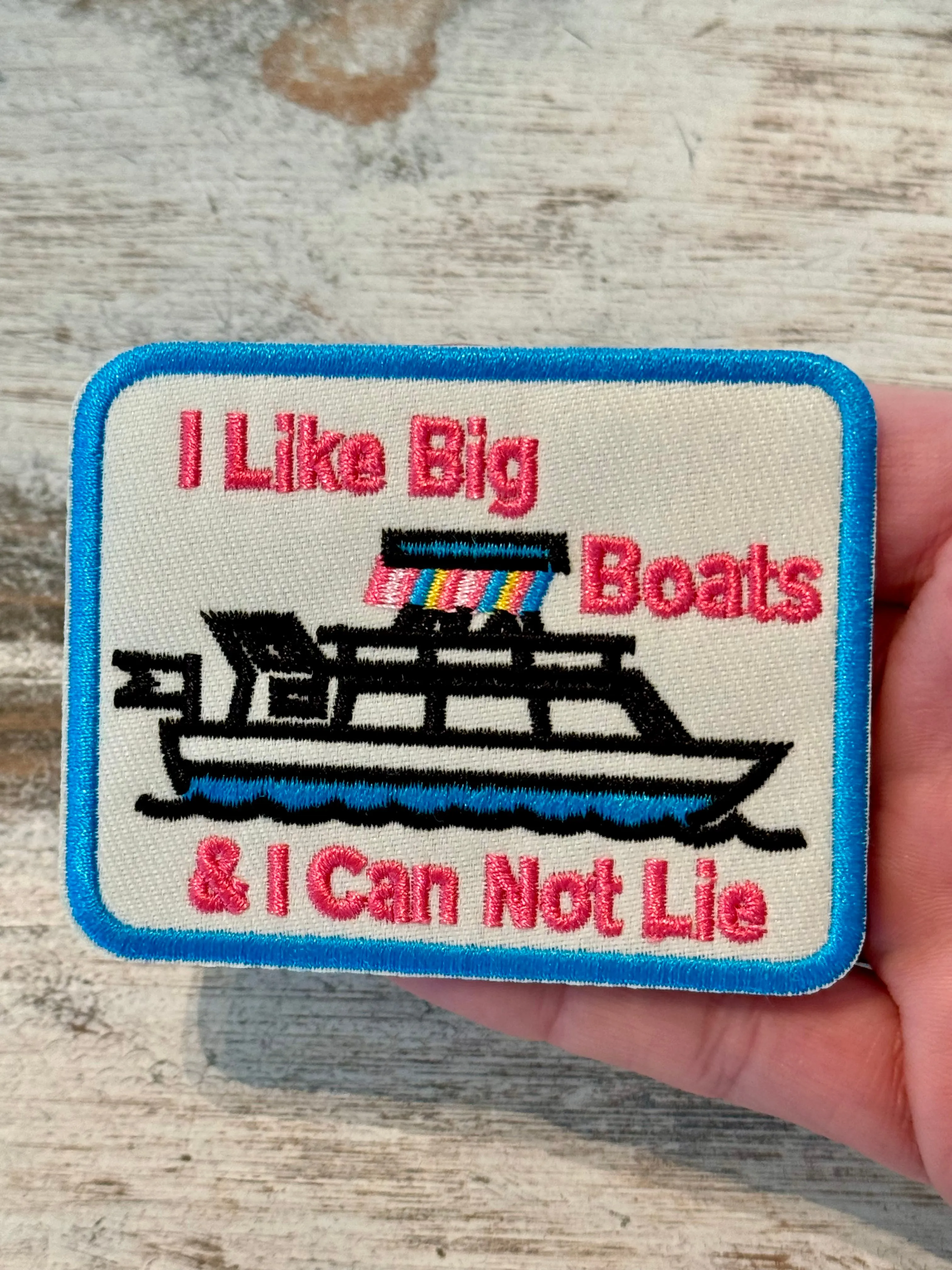 Boat & Lake Iron On Patches