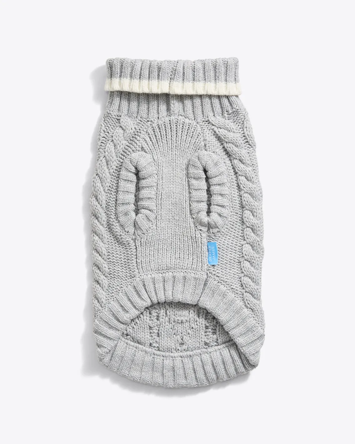 Cable Knit Dog Sweater