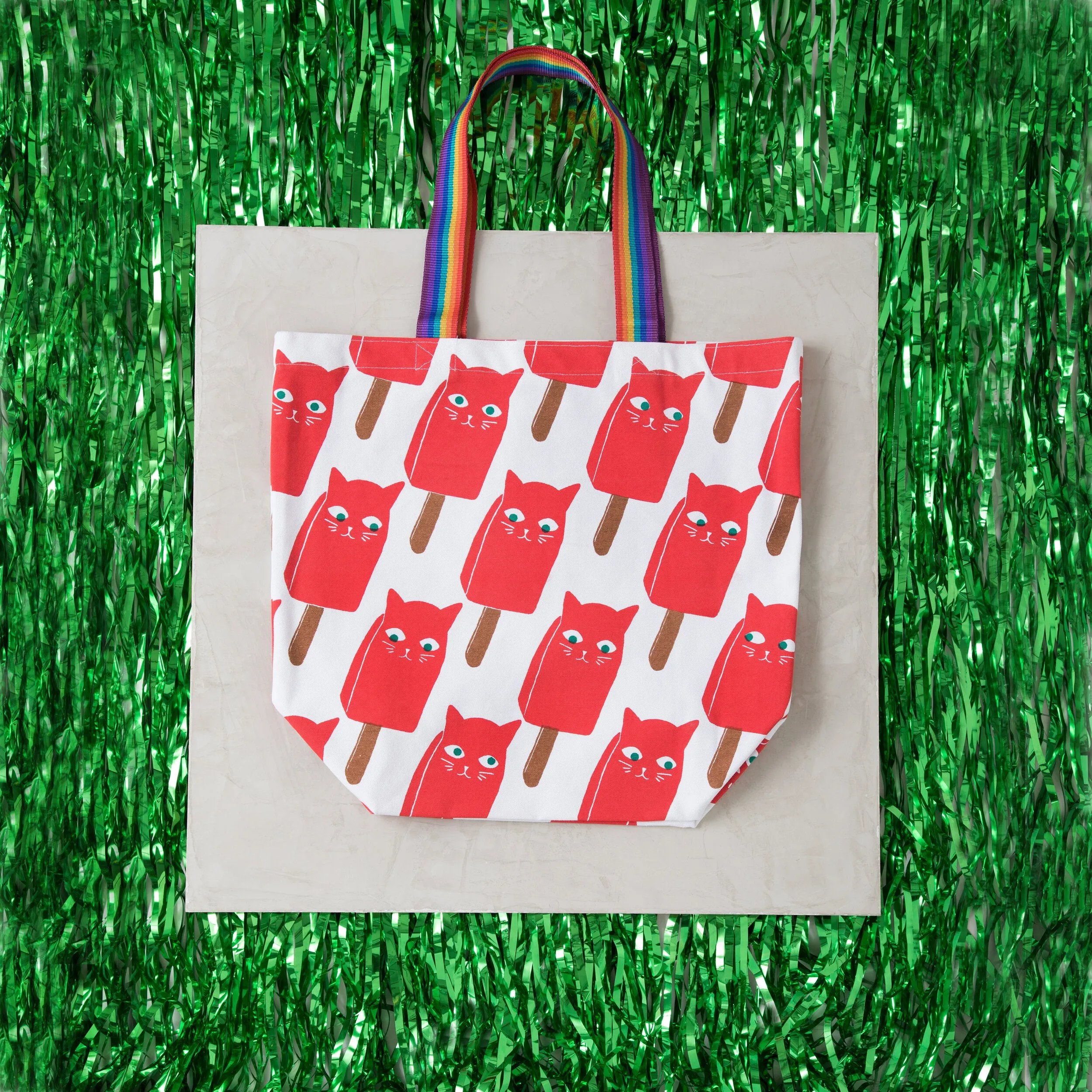 Catsicle Tote Bag