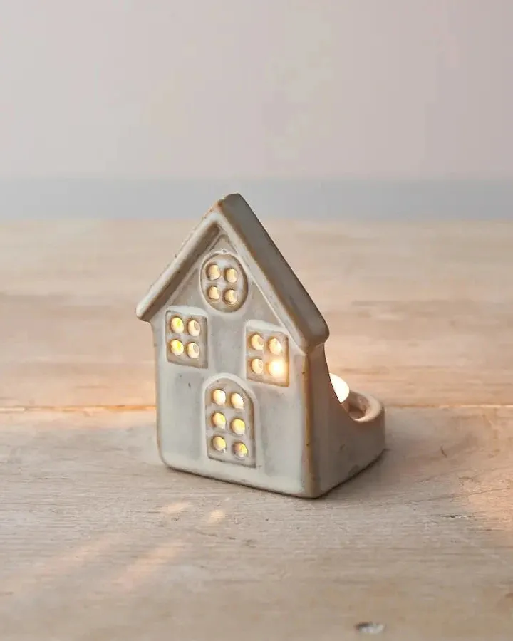 Ceramic Tea Light Houses