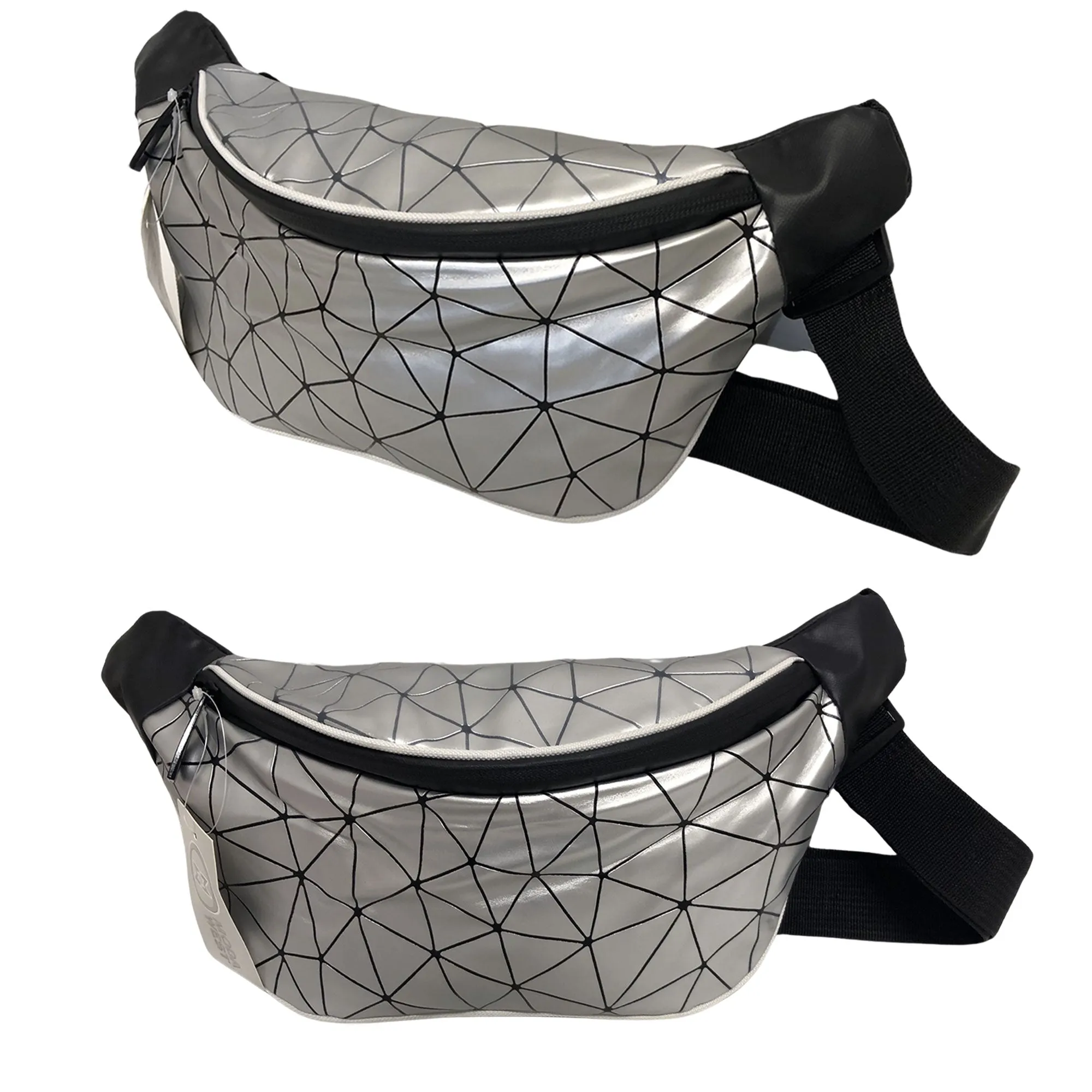 CLEARANCE FANNY PACKS (CASE OF 48 - $2.00 / PIECE) - Wholesale Fanny Bags in Diamond Design SKU: WP517-ASST-48