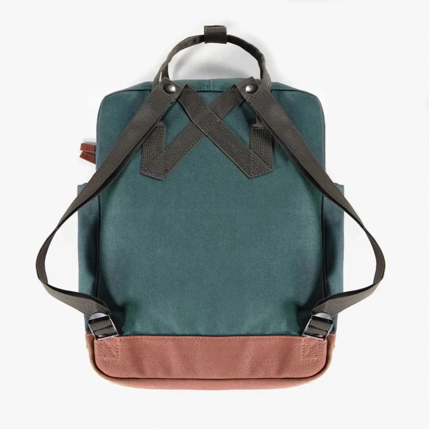 Colour Block School Backpack