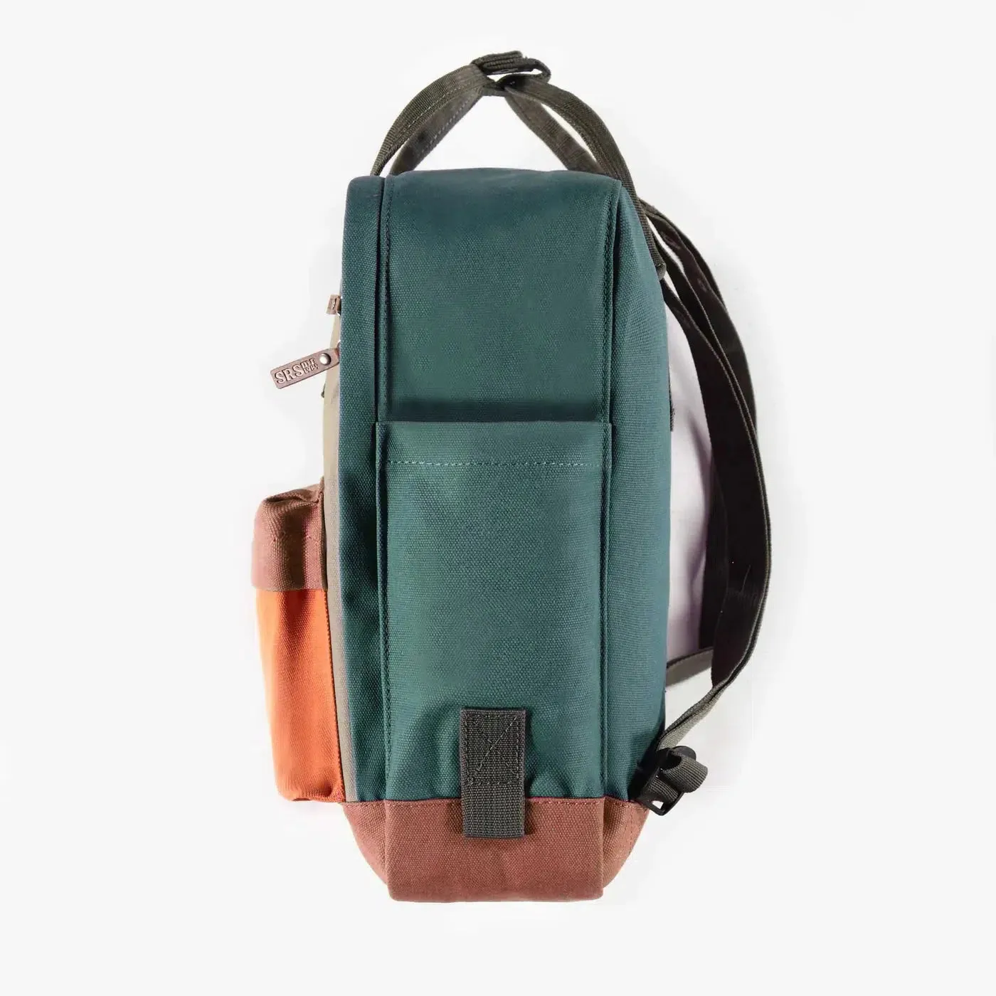 Colour Block School Backpack