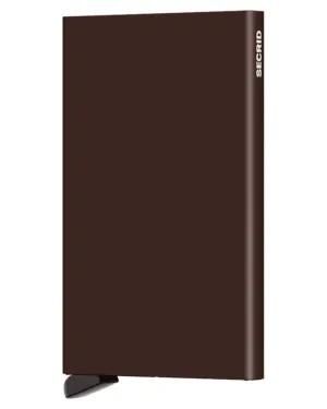 Contactless Card Protector Wallet - Brown