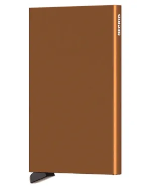 Contactless Card Protector Wallet - Rust Brown