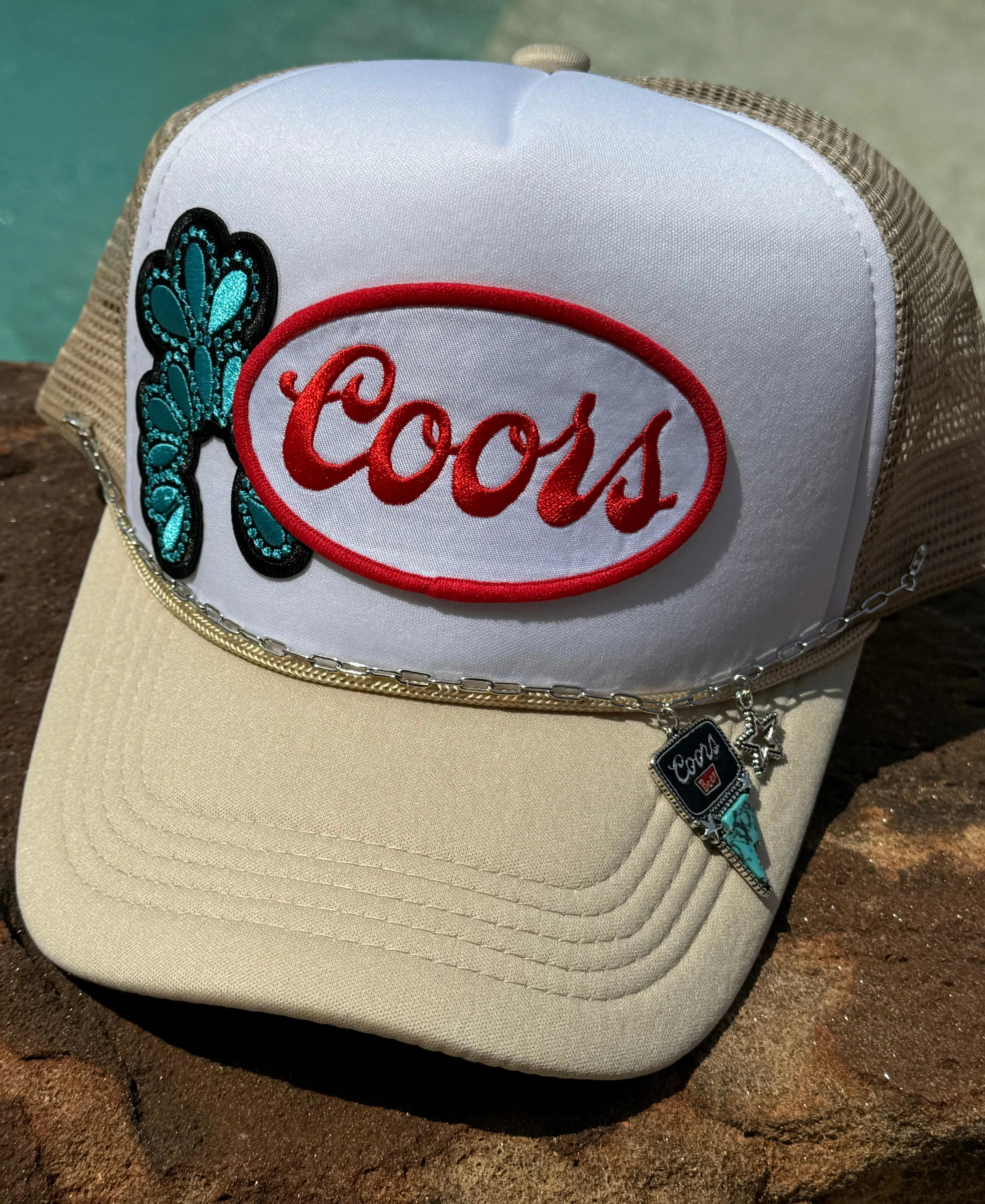 Coors Cowgirl Iron On Patches