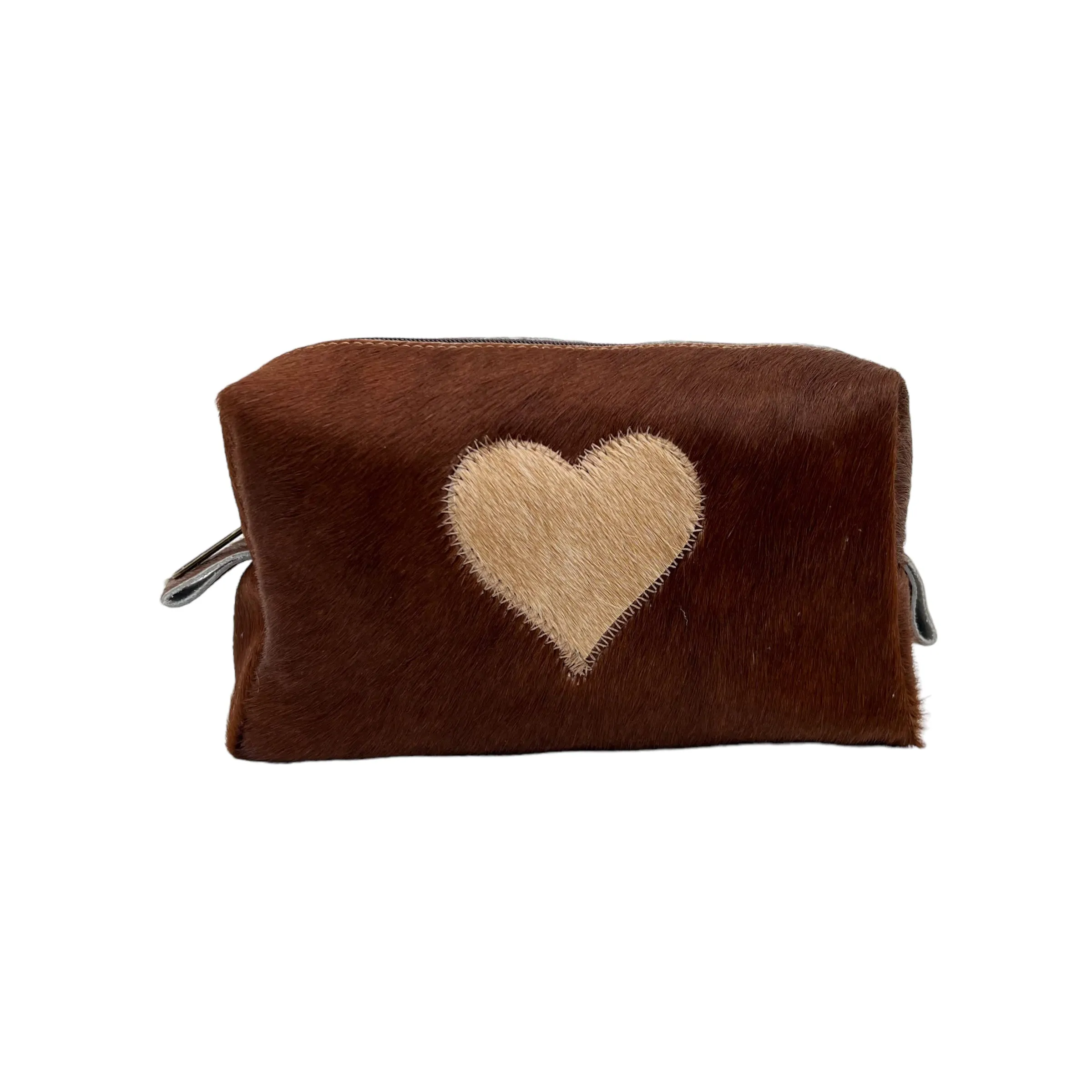 Cowhide Cosmetic Bag