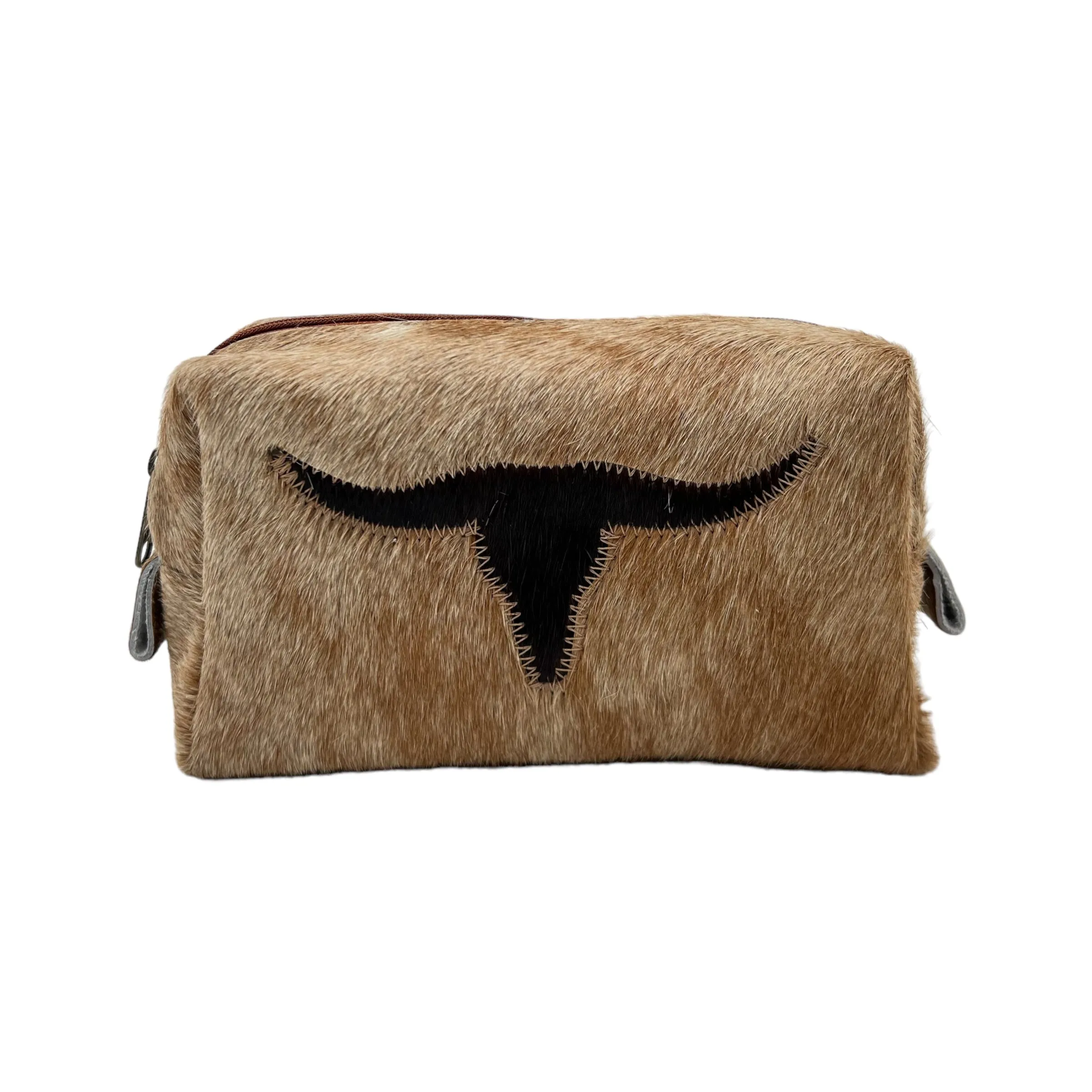 Cowhide Cosmetic Bag