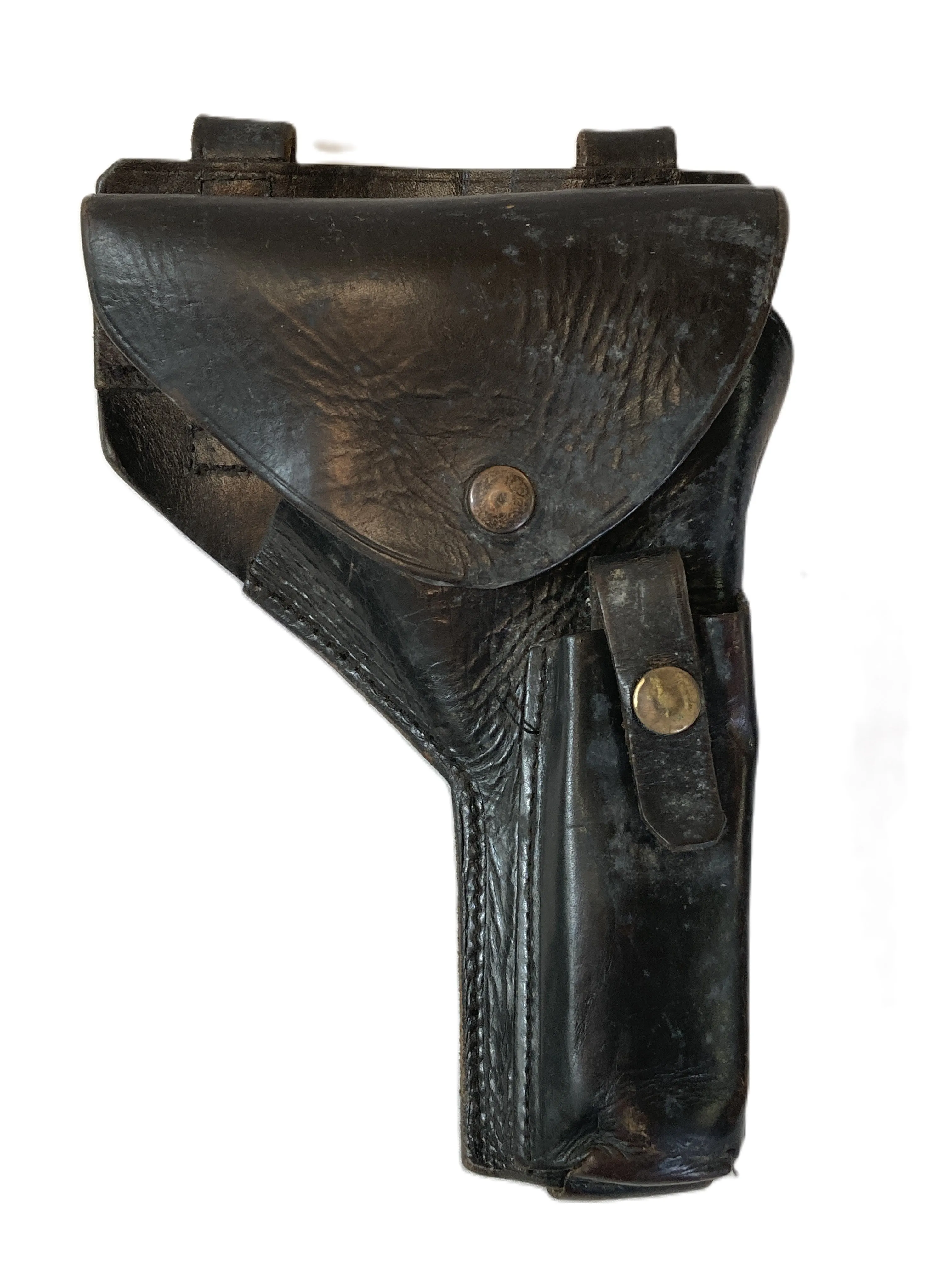 Danish Black Leather M/49 Pistol Holster