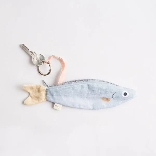 Don Fisher Japan Keychain - Blue Anchovy