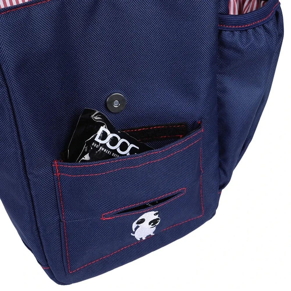 DOOG Walkie Bag - Navy and Red