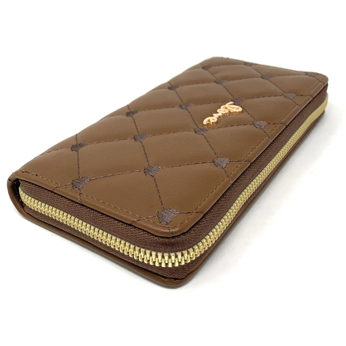 Empire Cove Stylish Fashionable Quilted Love Heart Zip Wallets Womens Teens