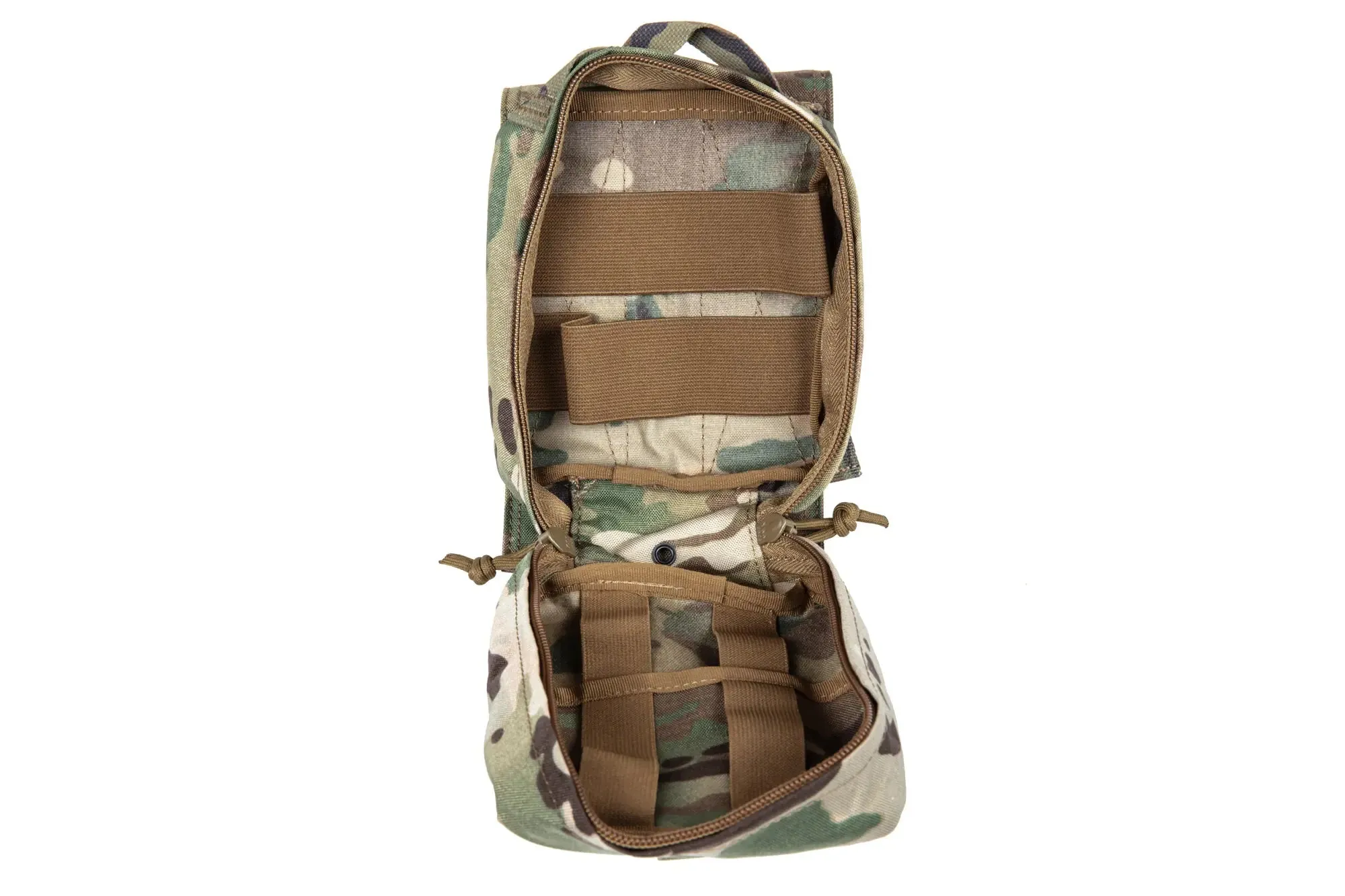 First aid kit with Molle panel Wosport Multicam