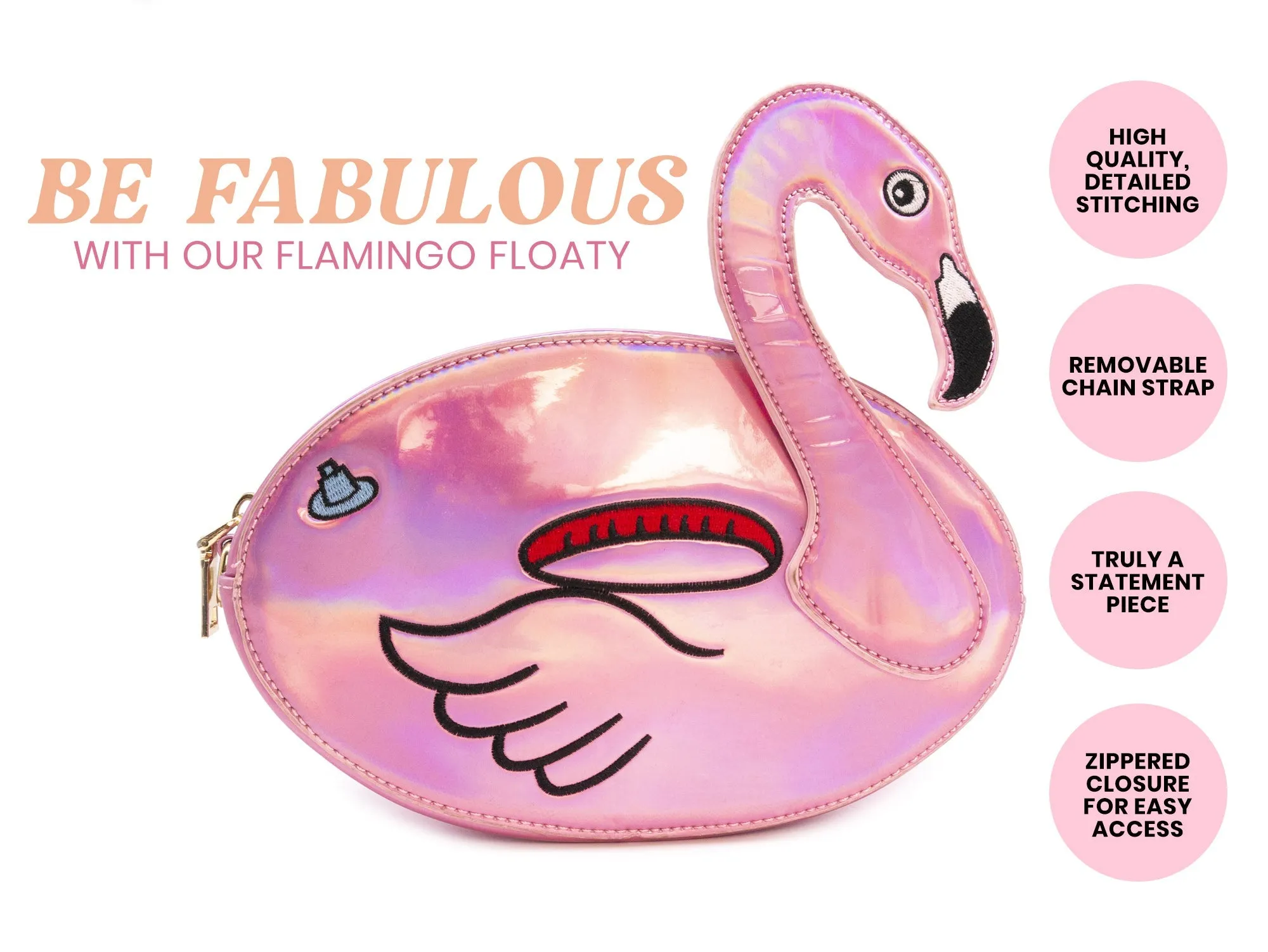 Fun Flamingo Floaty Party Handbag