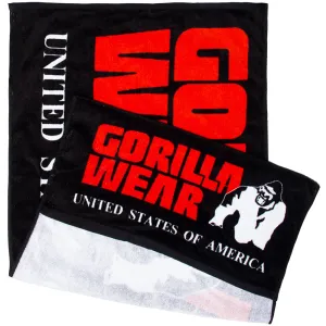 Functional Gym Towel - Black/Red