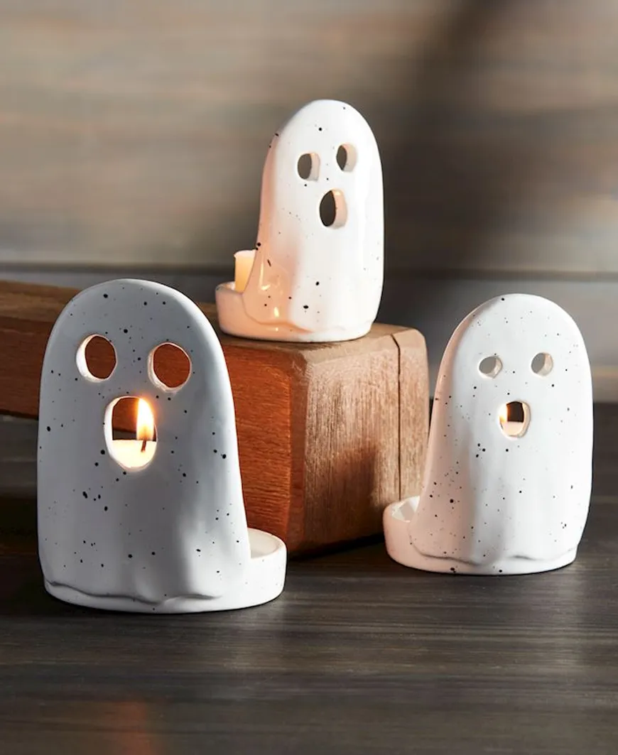 Ghost Tea Light Holders