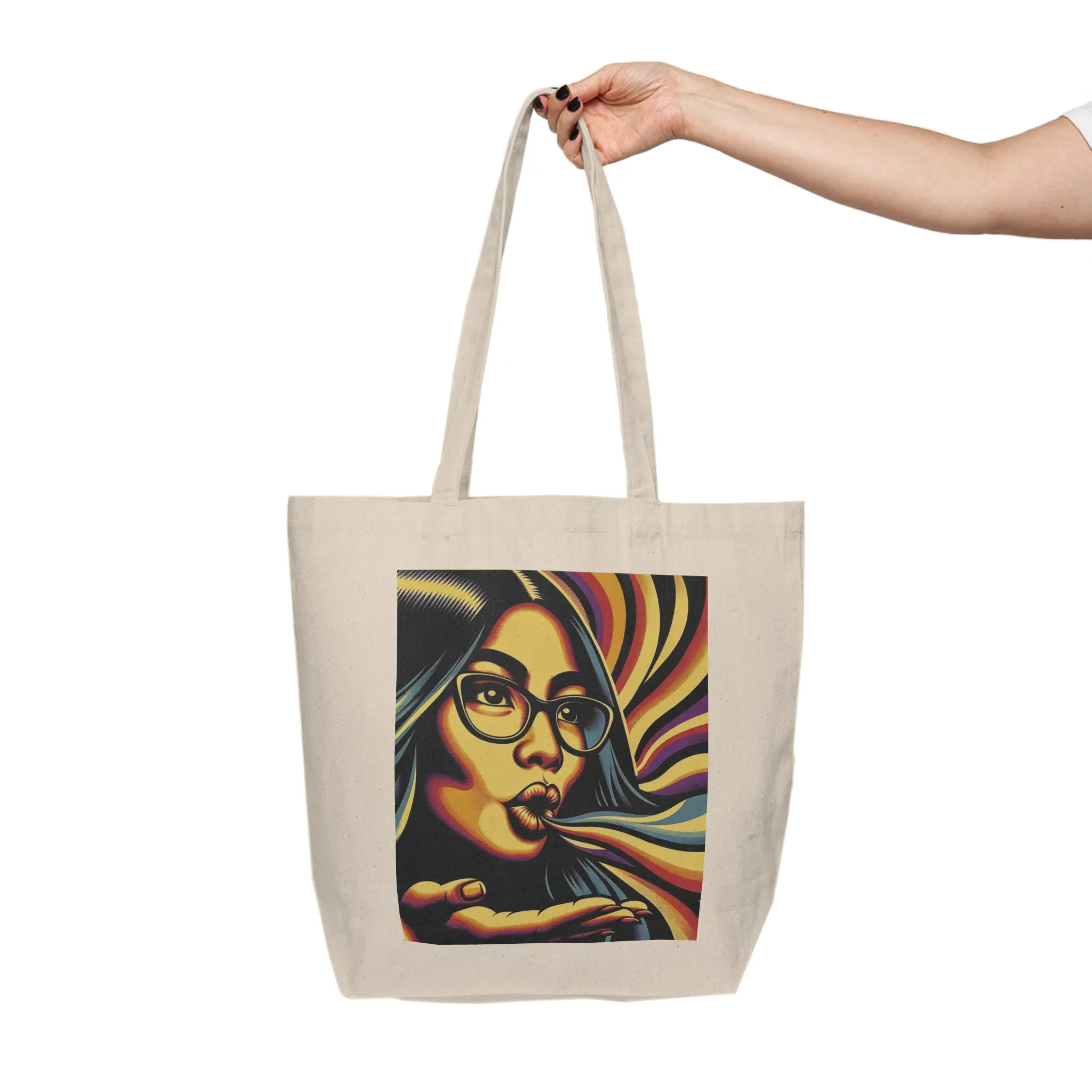 Hi Heidi High Canvas Tote