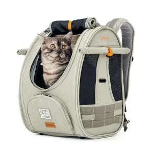 Ibiyaya Adventure Cat Backpack Carrier | Airline-Approved