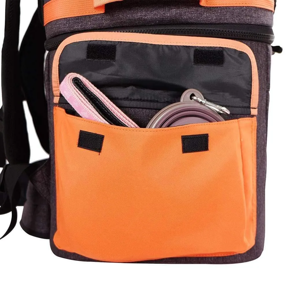 Ibiyaya® Two-Tier Pet Backpack | Orange