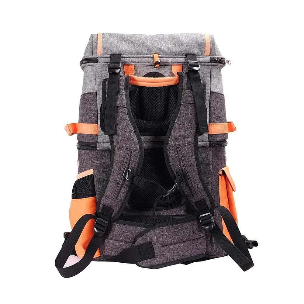 Ibiyaya® Two-Tier Pet Backpack | Orange