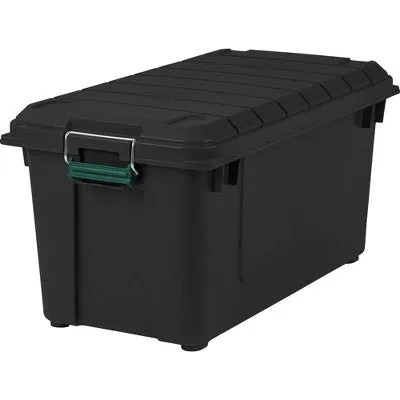 IRIS 85qt Store-It-All Container Black