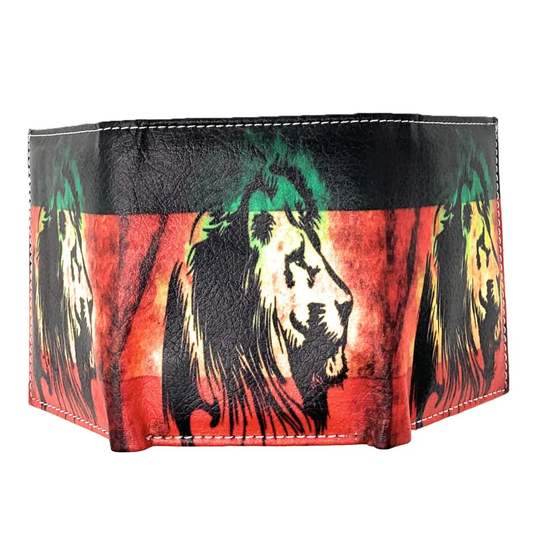 Jamaican Rasta Trifold Wallets In Gift Box Mens Womens Kids