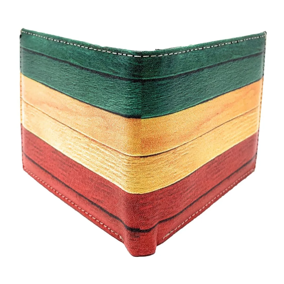 Jamaican Rasta Trifold Wallets In Gift Box Mens Womens Kids