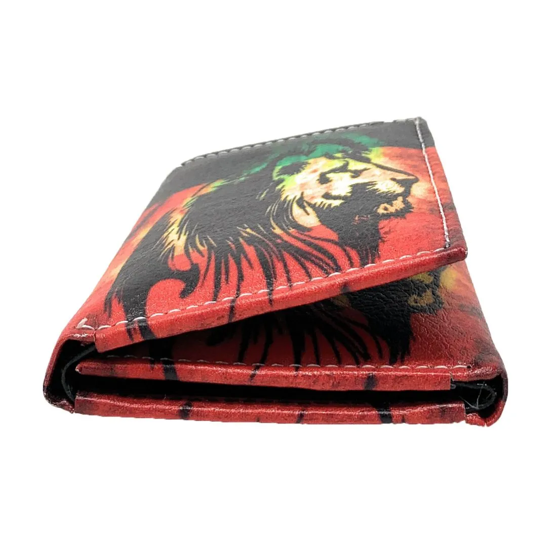 Jamaican Rasta Trifold Wallets In Gift Box Mens Womens Kids