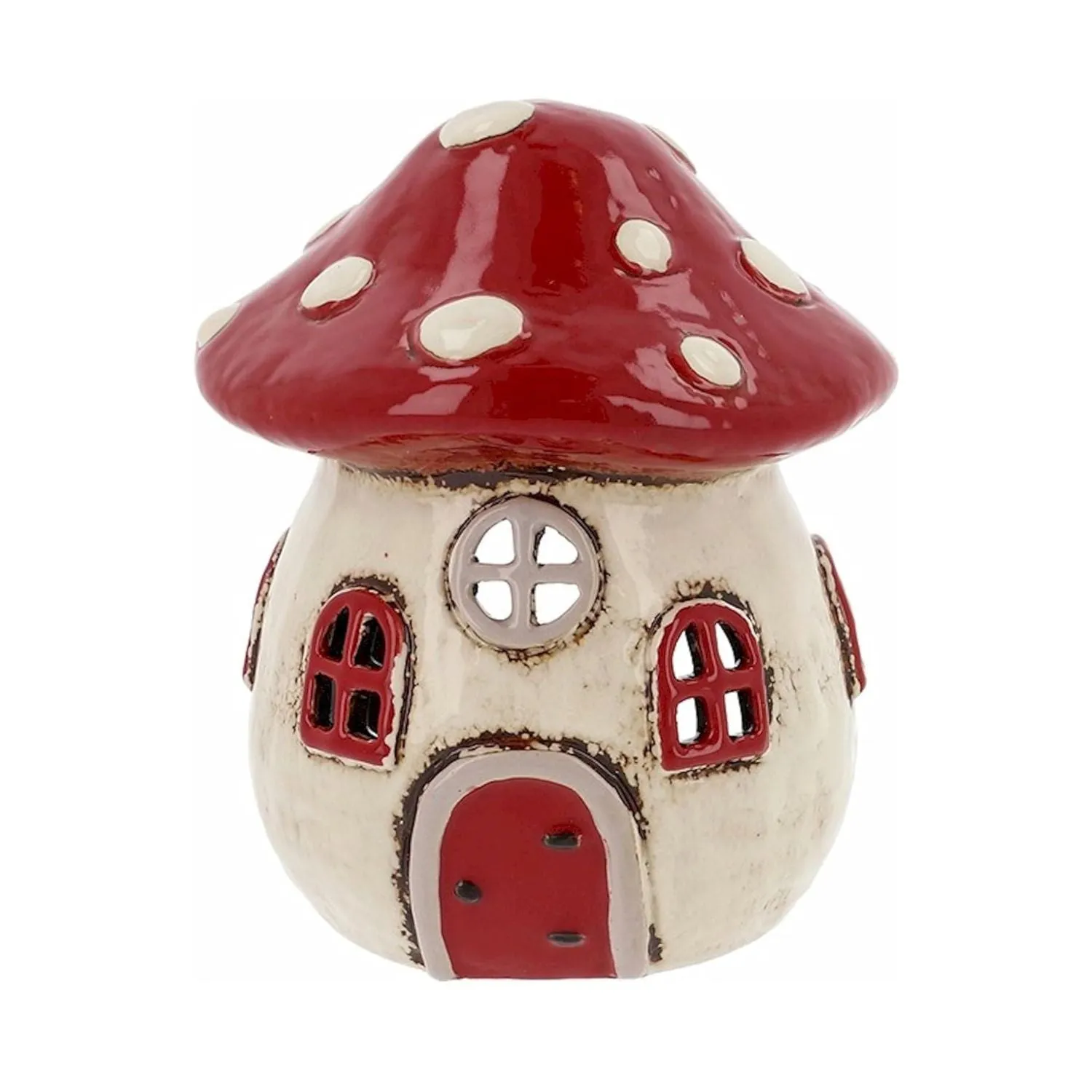 Joe Davies Village Pottery Toadstool Tealight House