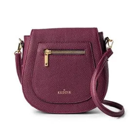 Kedzie Mini Messenger Bag in Black or Wine - #3433-3444