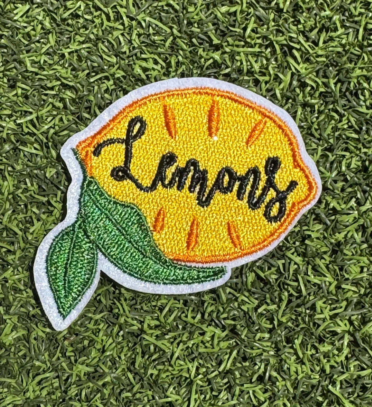 Lemon Iron On Patches