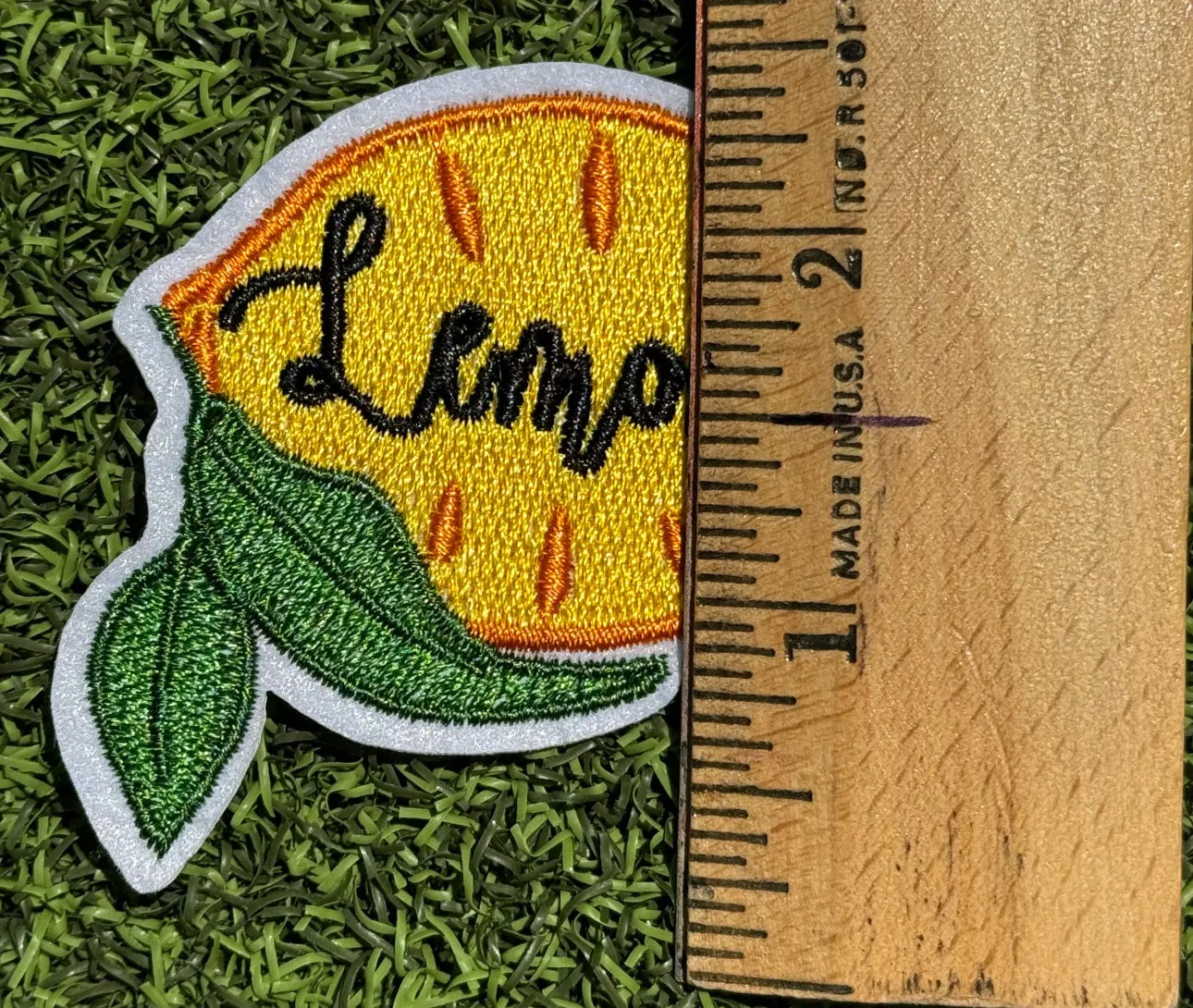 Lemon Iron On Patches