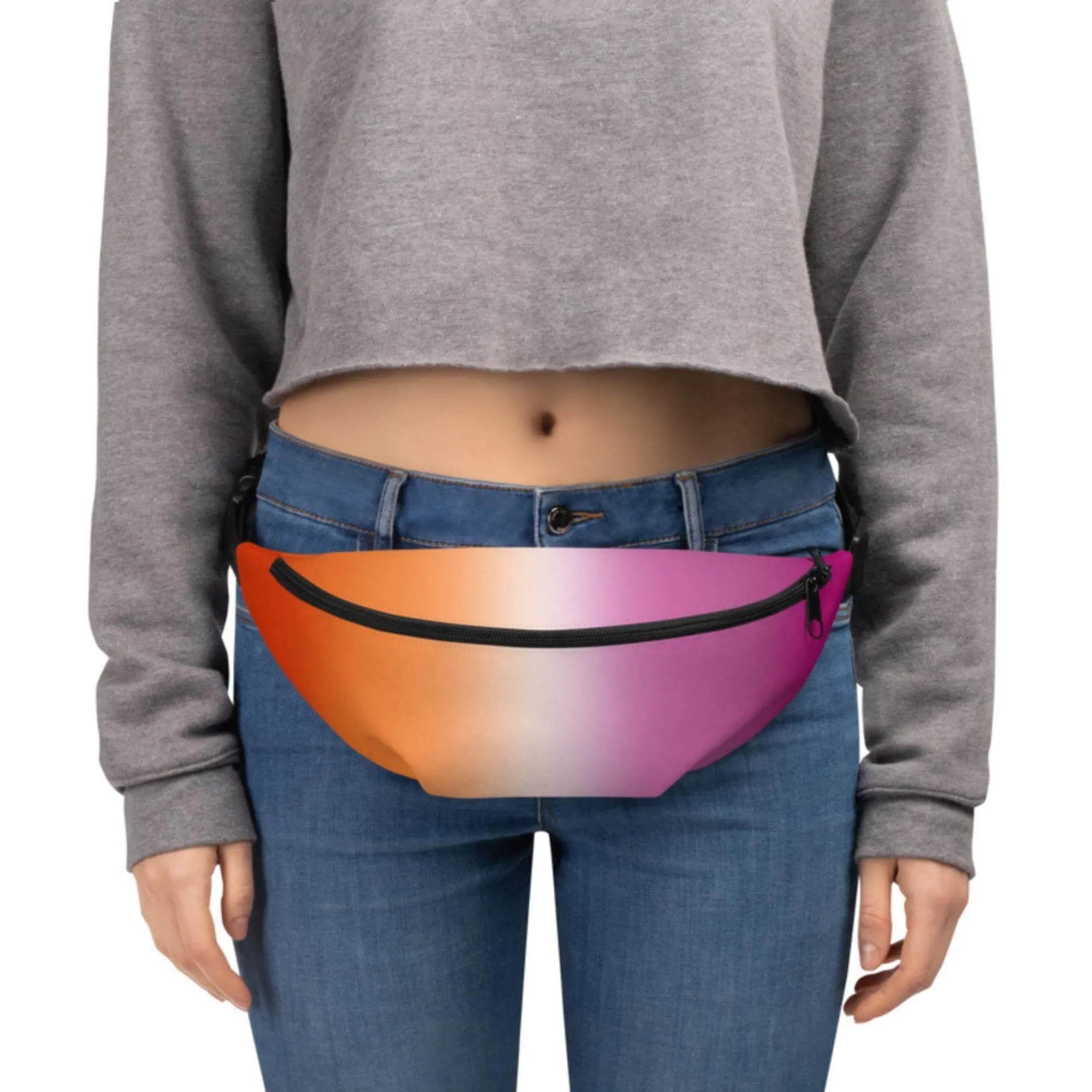 Lesbian Pride Ombre Crossbody Belt Bag