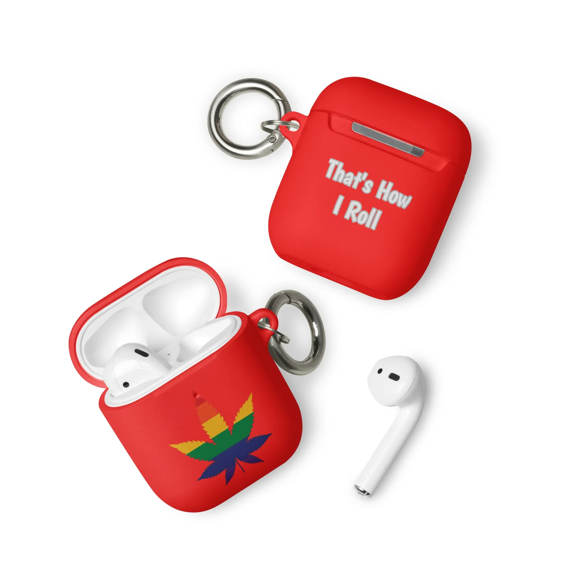 LGBTQ Pride Case for Apple AirPods - Weed