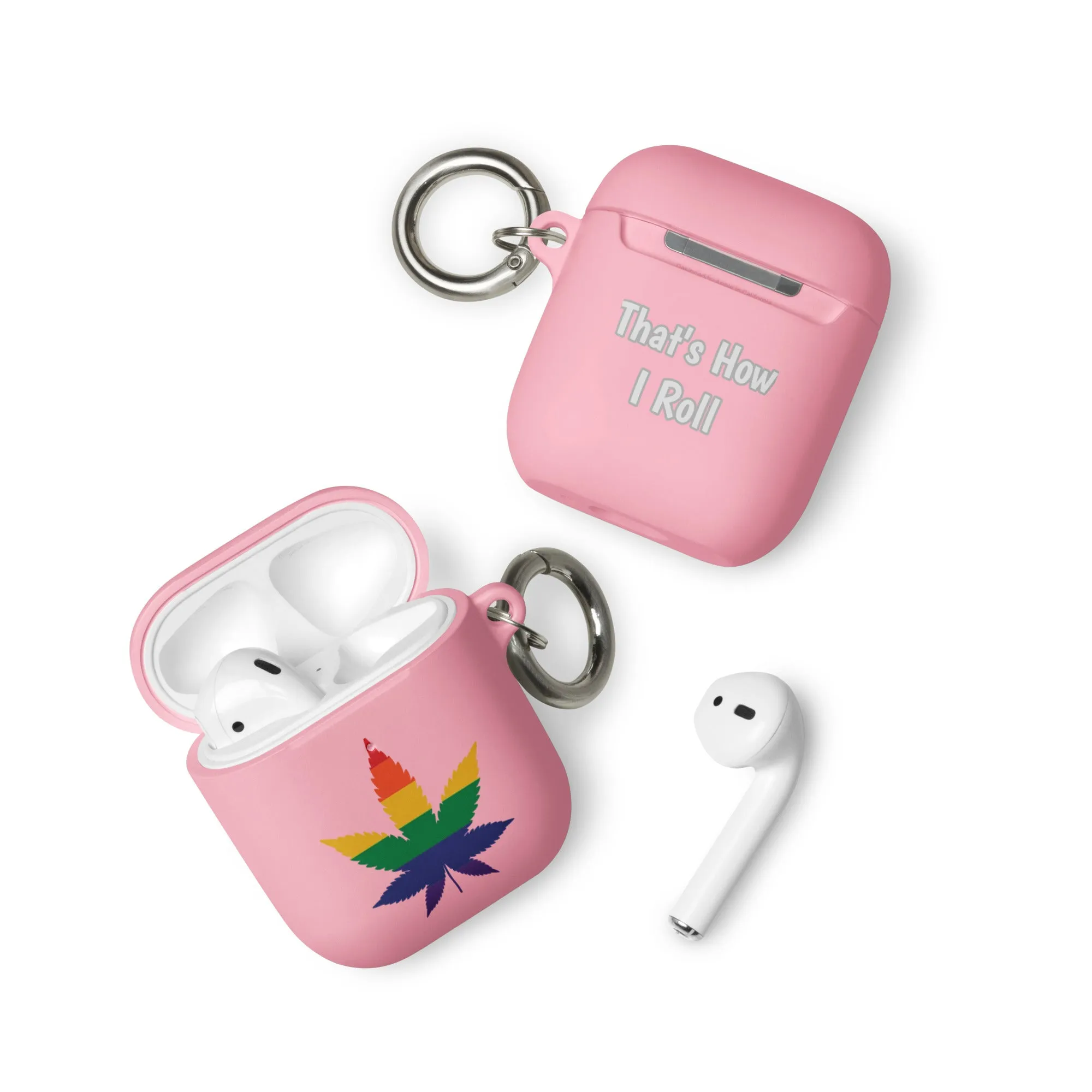 LGBTQ Pride Case for Apple AirPods - Weed