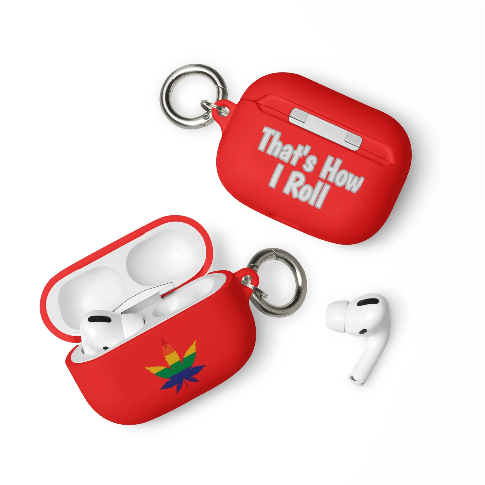 LGBTQ Pride Case for Apple AirPods - Weed