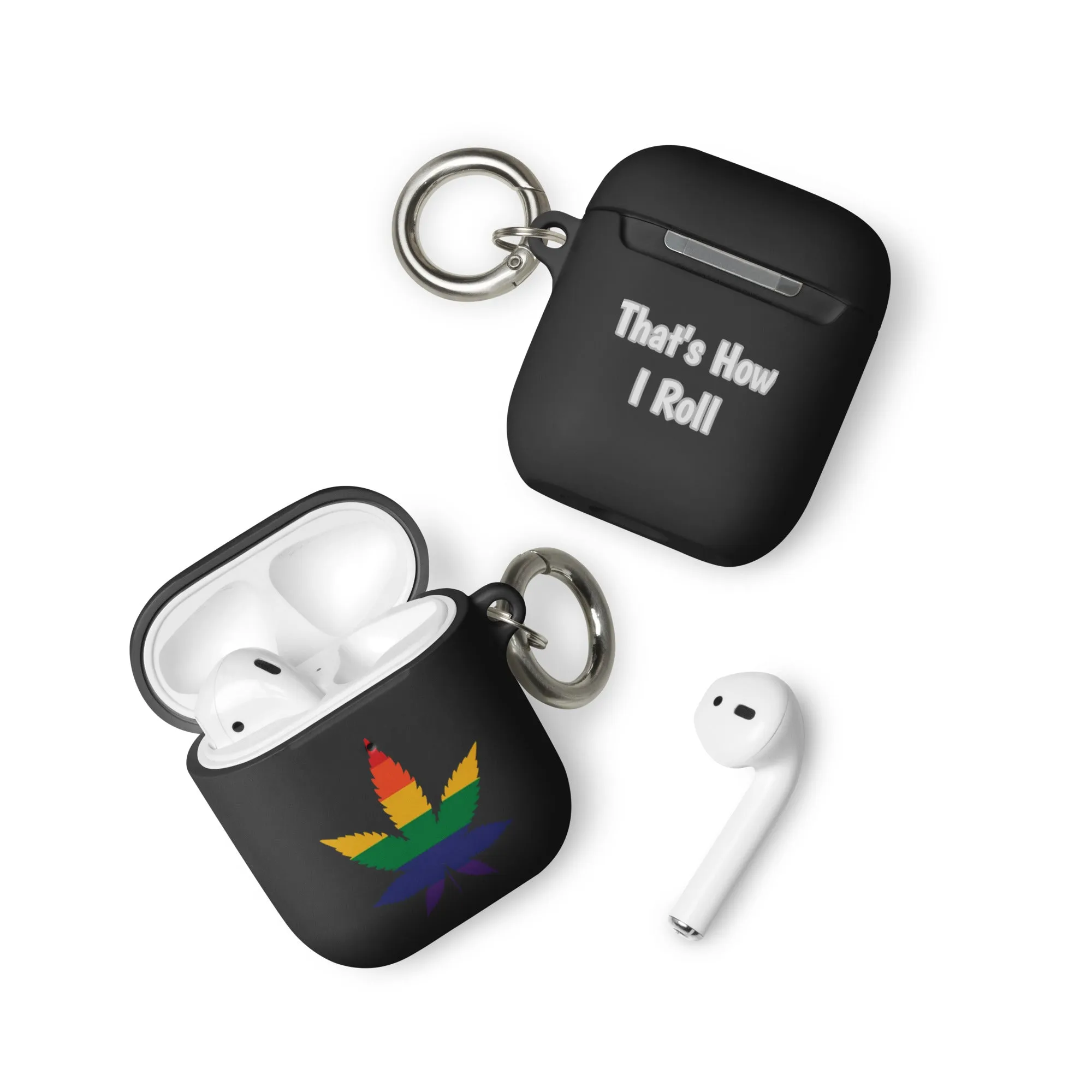 LGBTQ Pride Case for Apple AirPods - Weed