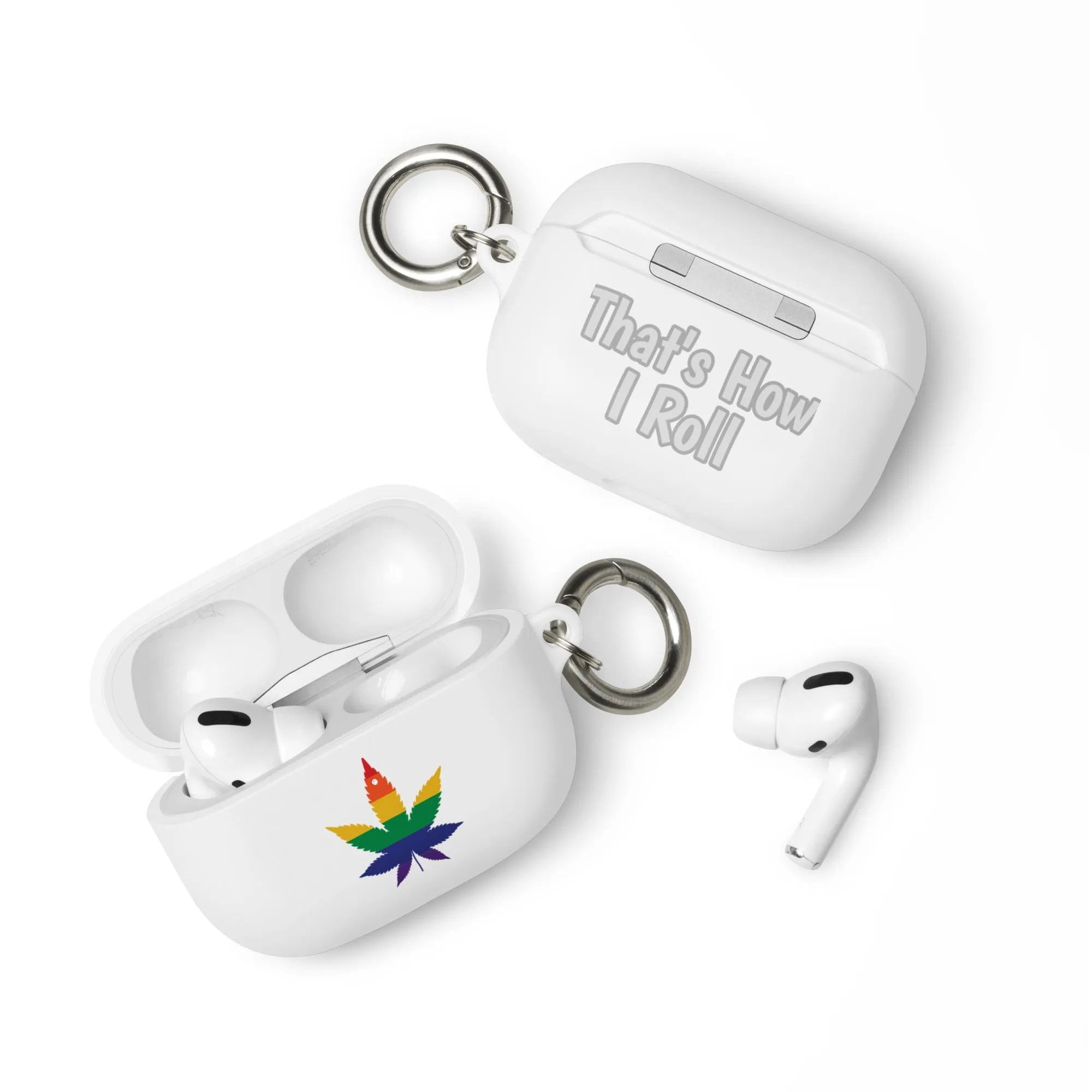 LGBTQ Pride Case for Apple AirPods - Weed