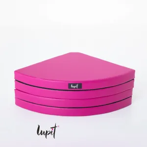 Lupit Crash Mat Round Standard Pink | 150 cm - 8 cm