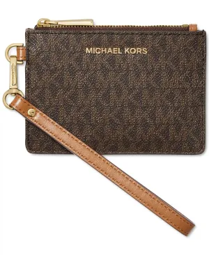 Michael Michael Kors Small Logo Coin Wallet, brown