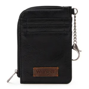 Mini Zip Card Case - Black